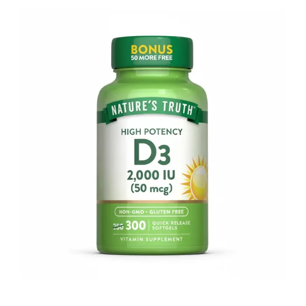قرص ویتامین دی D3 نیچرز تروث