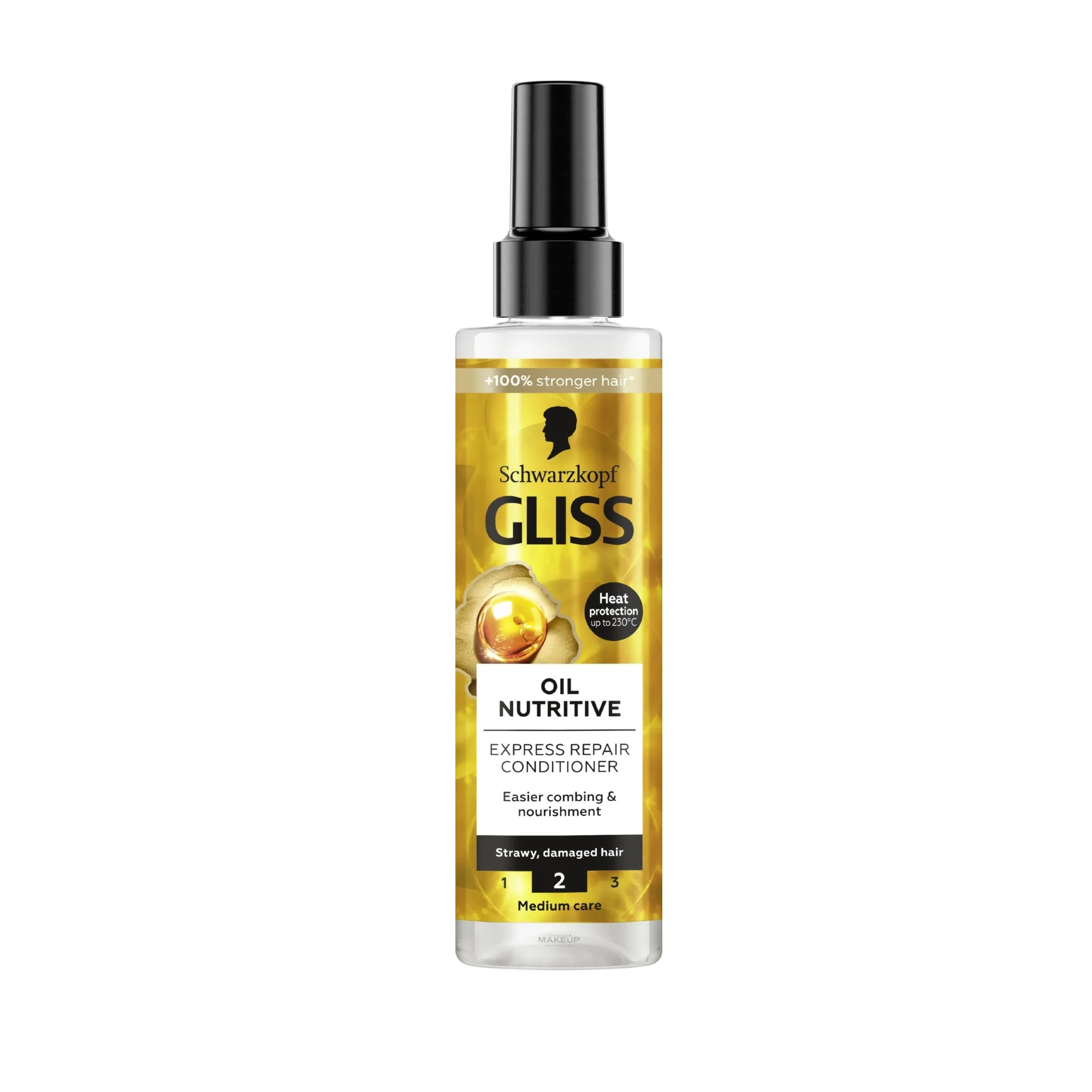 اسپری دو فاز طلایی Oil Nutritive گلیس