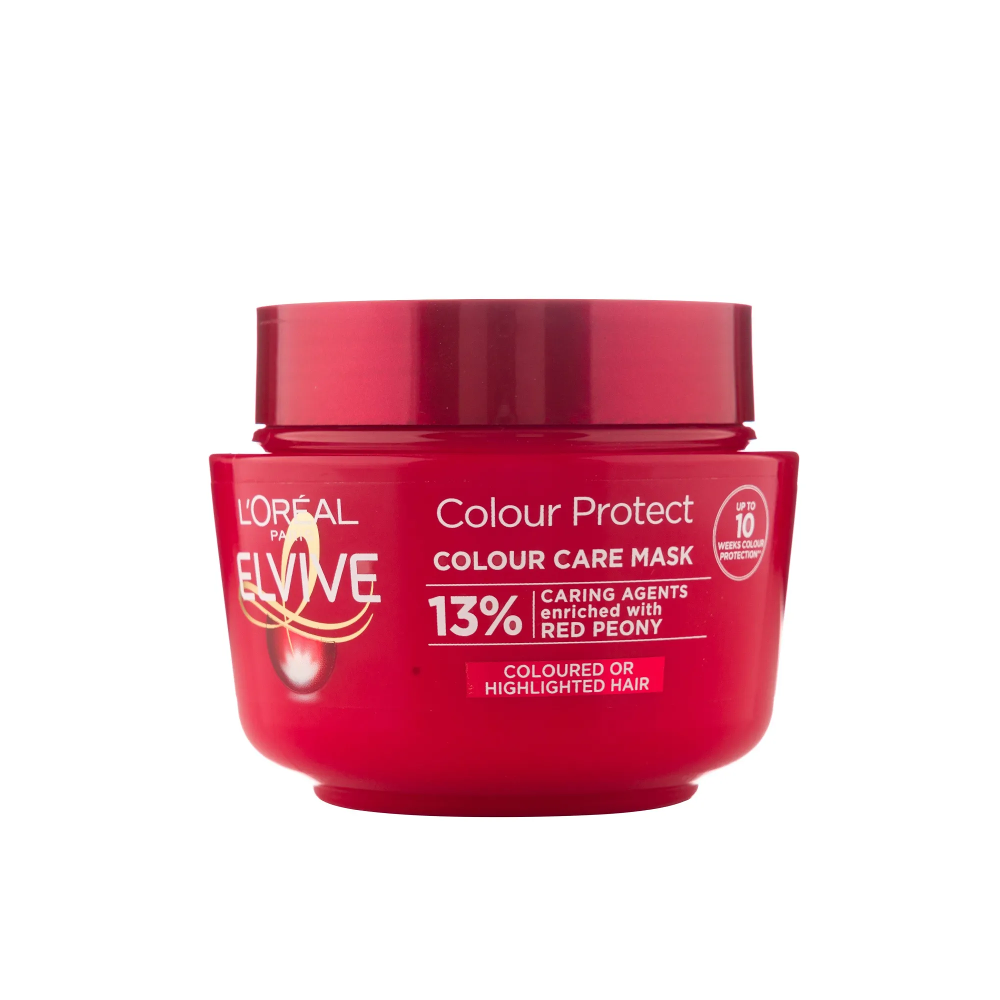 ماسک قرمز موهای رنگ شده لورال