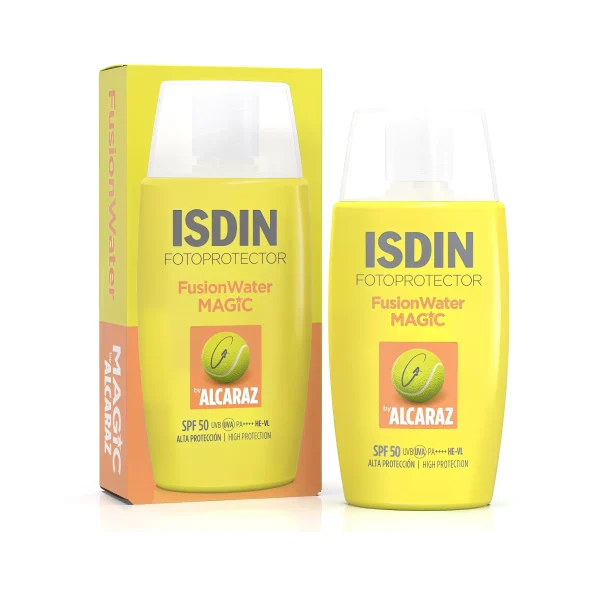 ضدآفتاب بی‌رنگ Fusion Water Magic Alcaraz ایزدین
