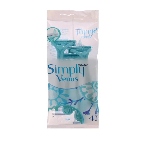 تیغ اصلاح بانوان ژیلت Simply Venus بسته 4تا