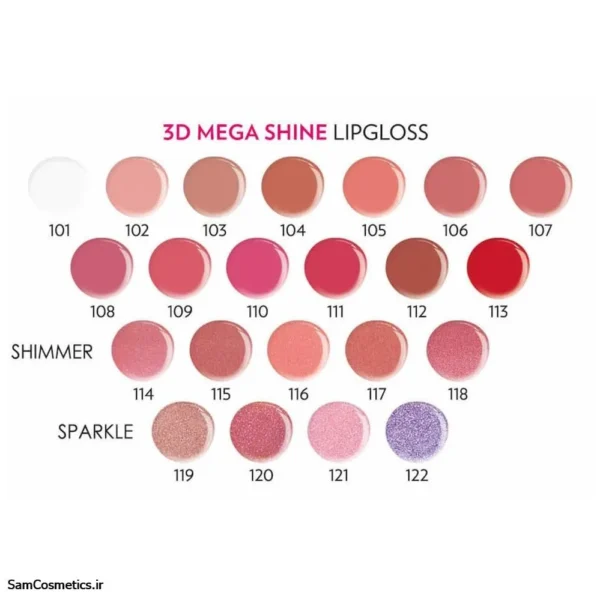رژ لب مایع مگا شاین Golden Rose 3D Mega Shine