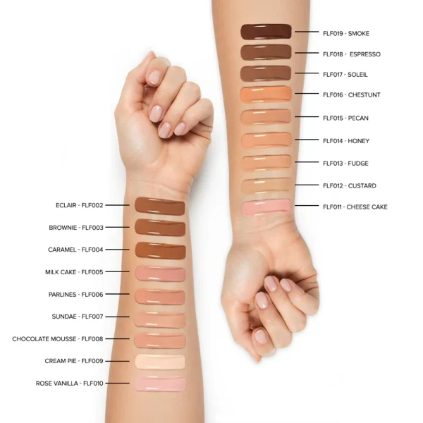 رنگبندی کرم ‌پودر پوست خشک فوراور 52 (FLF)