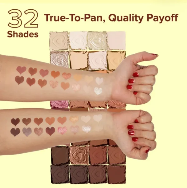 رنگ بندی پالت سایه چشم نچرال فوراور 52 شماره NTR006