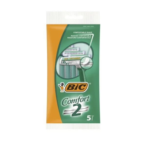 تیغ اصلاح بیک مدل Comfort 2 بسته 5 عددی