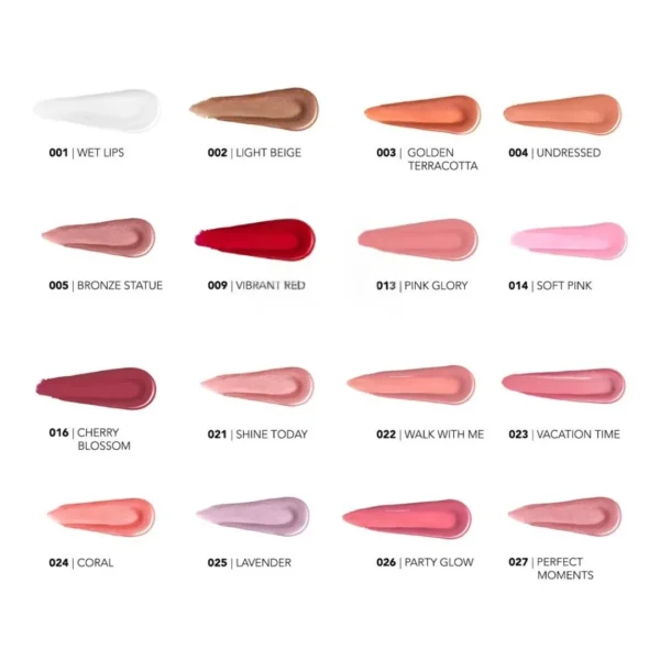 رنگبندی رژ مایع Dewy Lip فلورمار