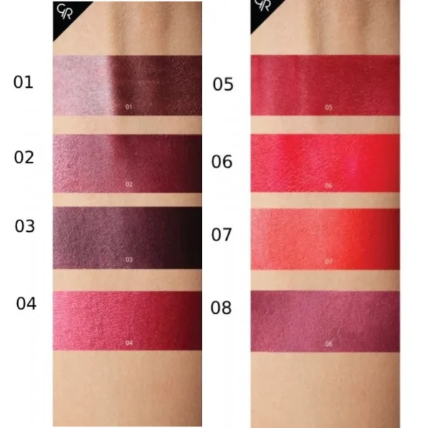 رنگبندی رژ مدادی Golden Rose Crayon