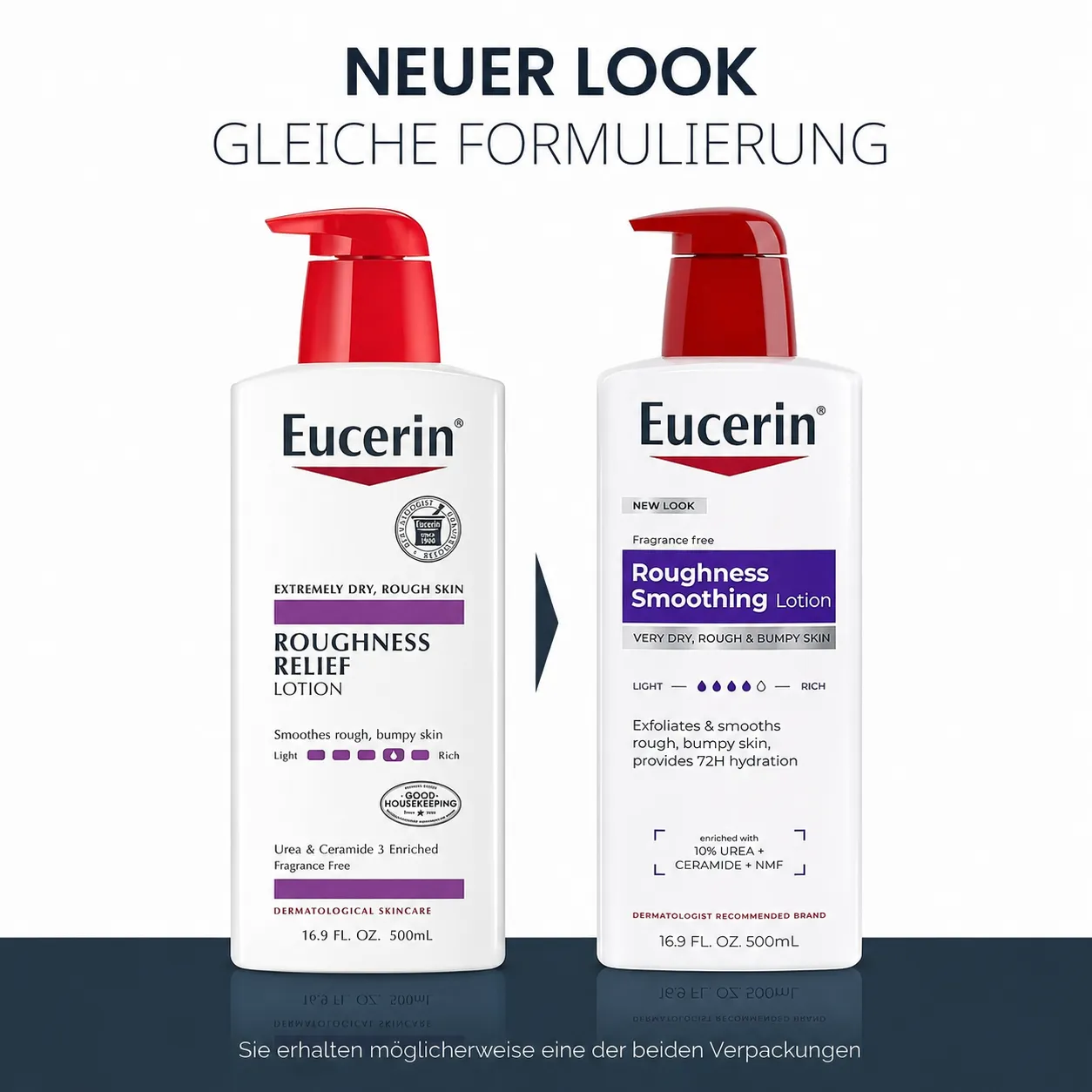 سری جدید لوسیون بدن Eucerin Roughness Smoothing