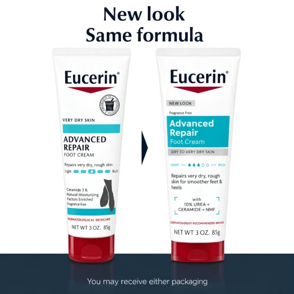 سری جدید کرم ترمیم کننده ترک پا Eucerin