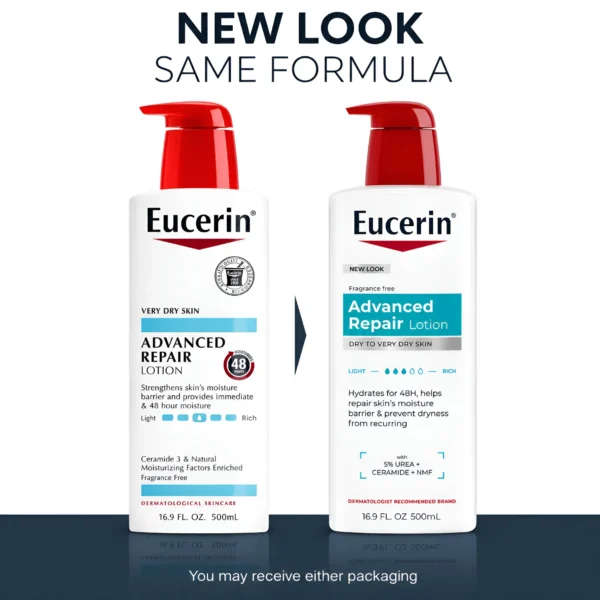 لوسیون بدن ترمیم‌ کننده 5% اوره Eucerin