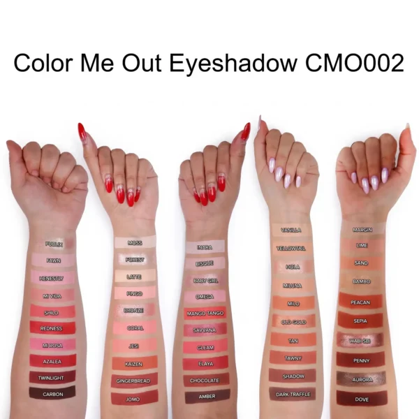 رنگبندی پالت سایه چشم فوراور 52 Color Me Out شماره CMO002