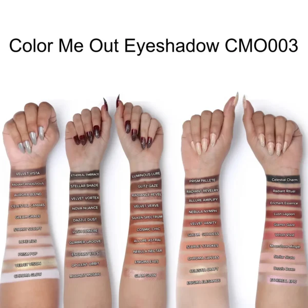 رنگبندی پالت سایه چشم فوراور 52 Color Me Out شماره CMO003