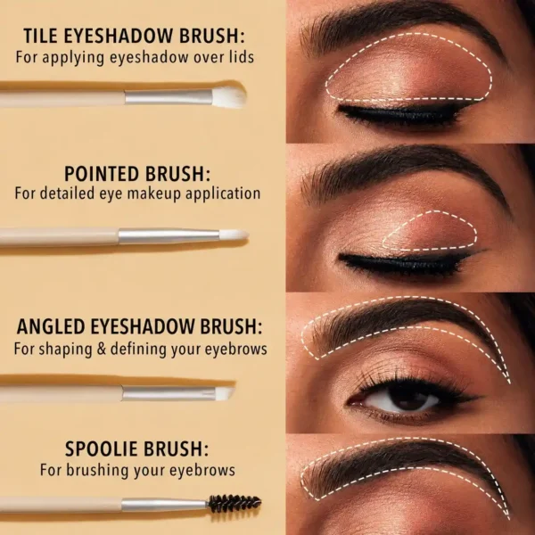 ست براش چشم شیگلم Glam 101