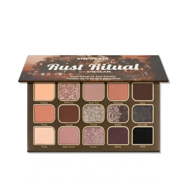 پالت سایه 15 رنگ Sheglam Rust Ritual