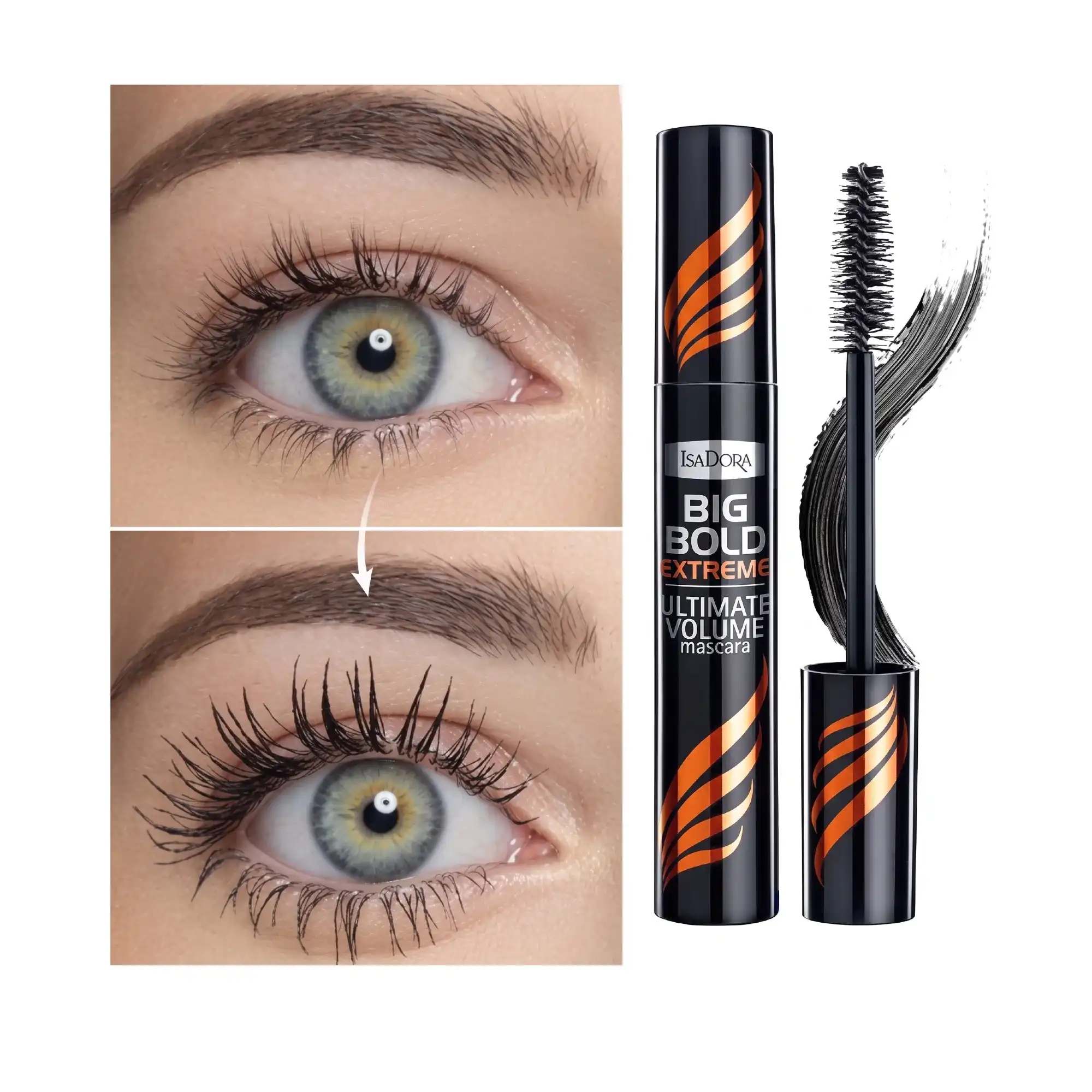 ریمل حجم دهنده نارنجی Isadora Big Bold Extreme