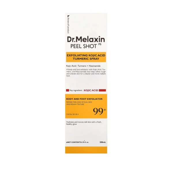 اسپری پیل شات کوجیک اسید و زردچوبه Dr.Melaxin