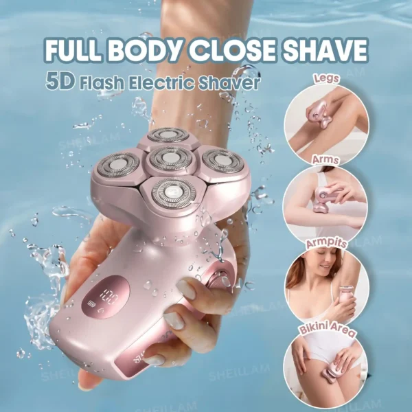 شیور چرخشی برقی Sheglam Smooth Move 5D