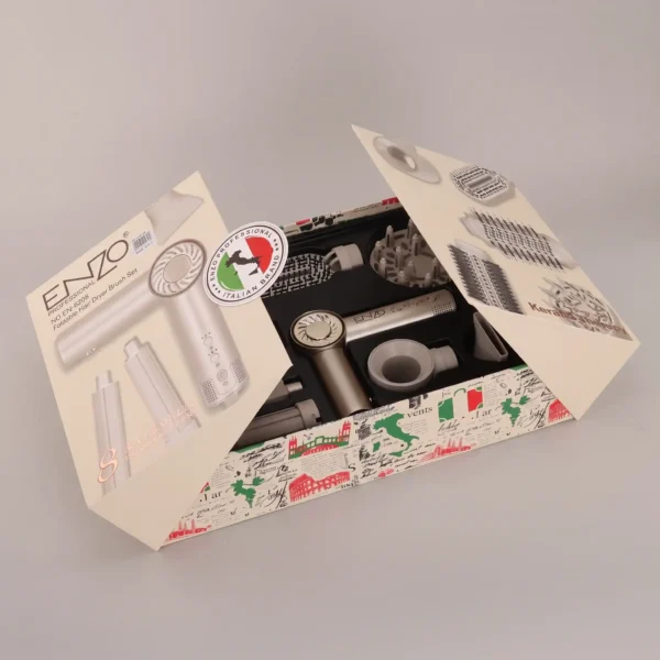 ENZO EN-6208 Foldable Hair Dryer Brush Set