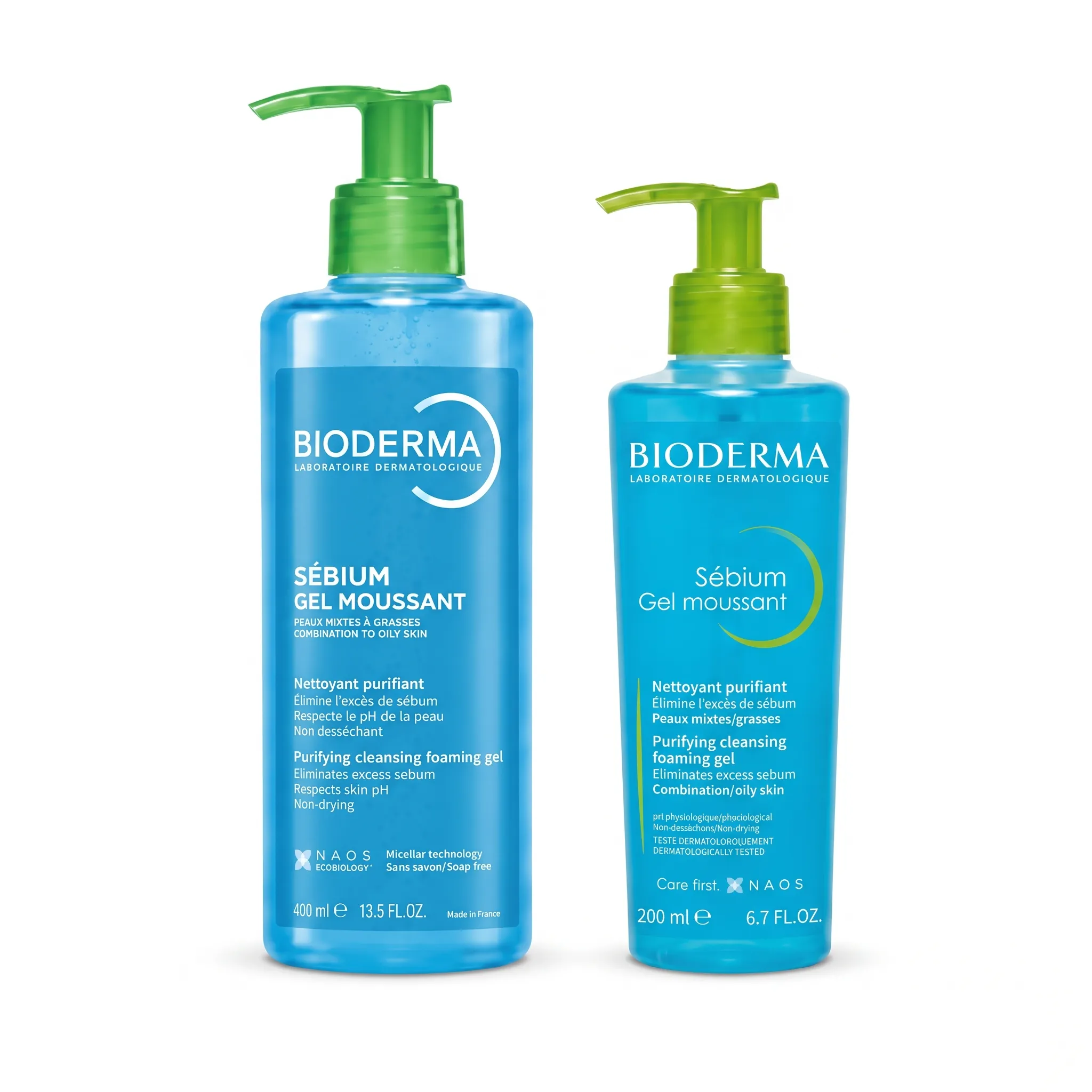 ژل شستشوی سبیوم بایودرما پوست چرب – Bioderma Sebium Gel Moussant Purifying and Foaming Gel