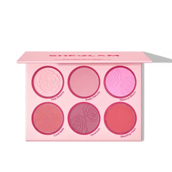 پالت رژگونه Floral Flush شیگلم رنگ Blushing Bouquet