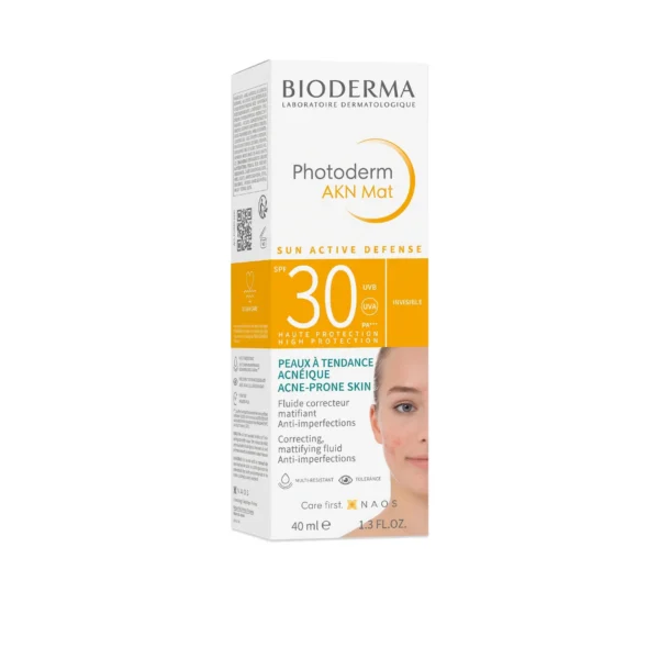 ضدآفتاب فتودرم آکنه مات Bioderma Photoderm AKN Mat Invisible